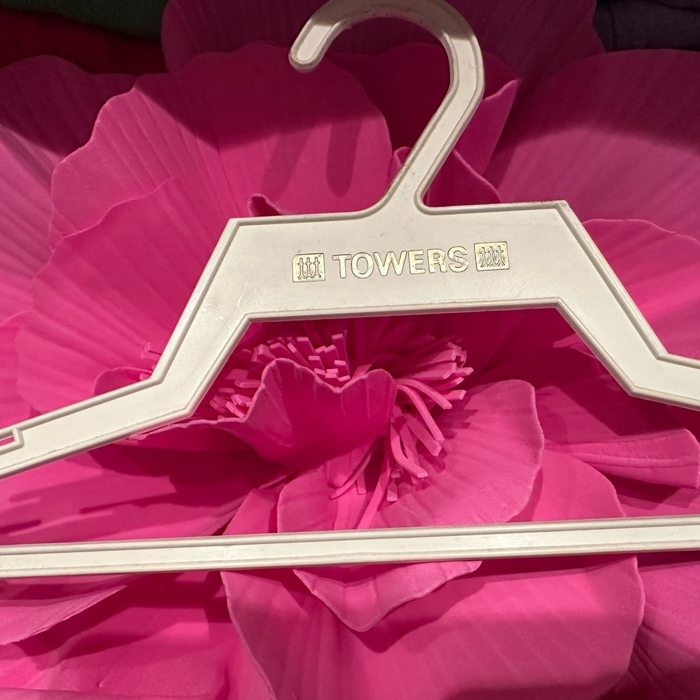 Vintage TOWERS Department Store Hanger!